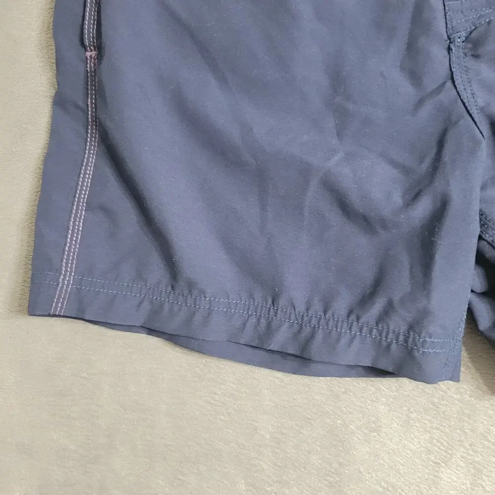 Reyn Spooner Board Shorts Mens Size 32 Blue Mesh Pockets‎ Drawstring Swim Trunks